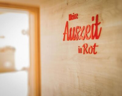 Ferienwohnung „Meine Auszeit in Rot“