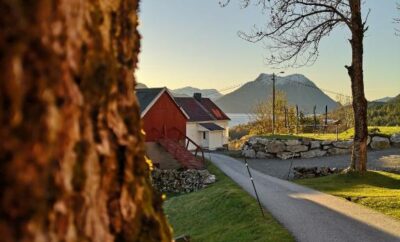 Stunning view of the fjord