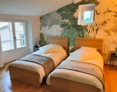 Room Chevalier Guiral with 2 single bed