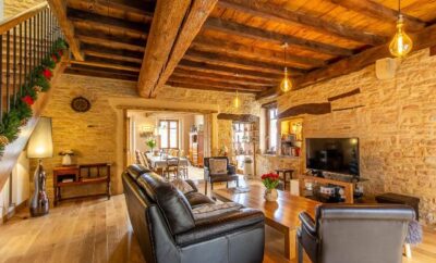 Large house in Solutré Pouilly for 15 people