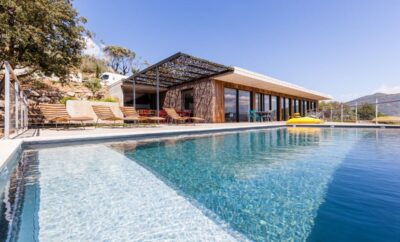 Swimming pool villa all year open in Olmeto, Piatana